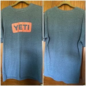 Coral and grey authentic YETI modal tshirt